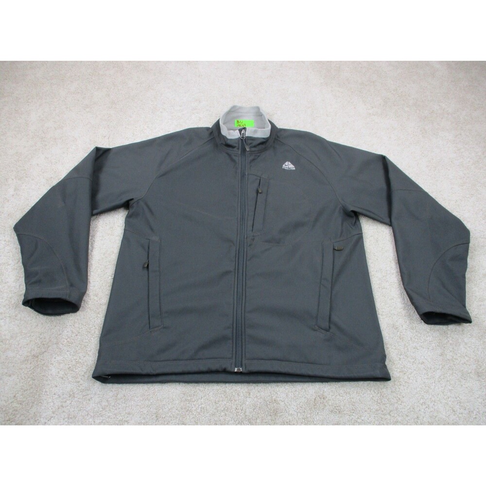 VINTAGE Nike ACG Jacket Mens Large L Gray Full Zip Gorpcore Outdoors Coat Y2K